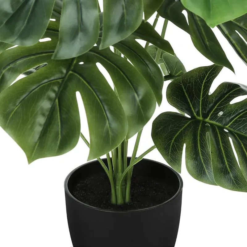 NeoBotanica Artificial Monstera Plant - 2.1 Feet media 5