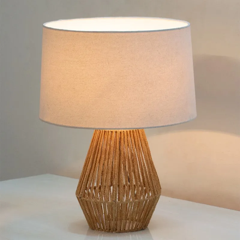 MinimalNest Metal Table Lamp - Beige media 7