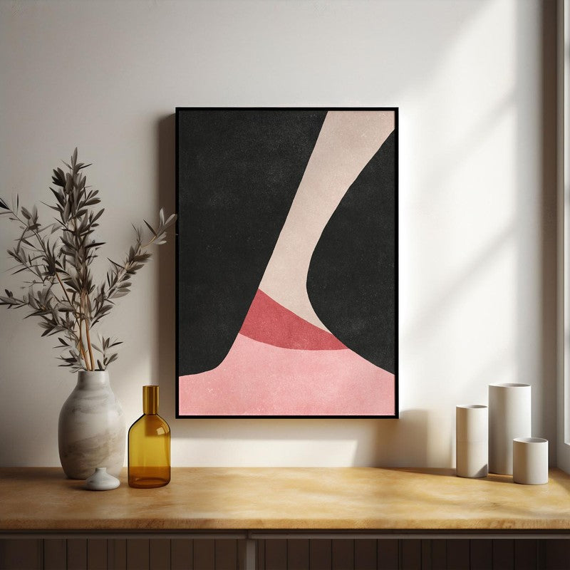 Blush In The Dark Framed Canvas Wall Painting media 5