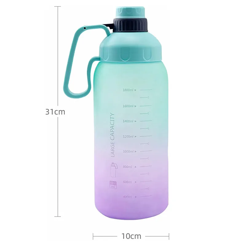 Ombre Pour Water Tumbler (Green,Purple) - 1.8 L media 6
