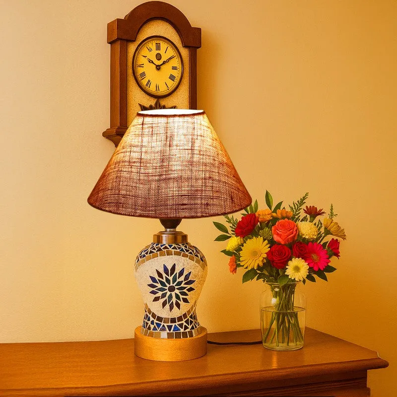 Seron Wooden Table Lamp - Multicolor media 1