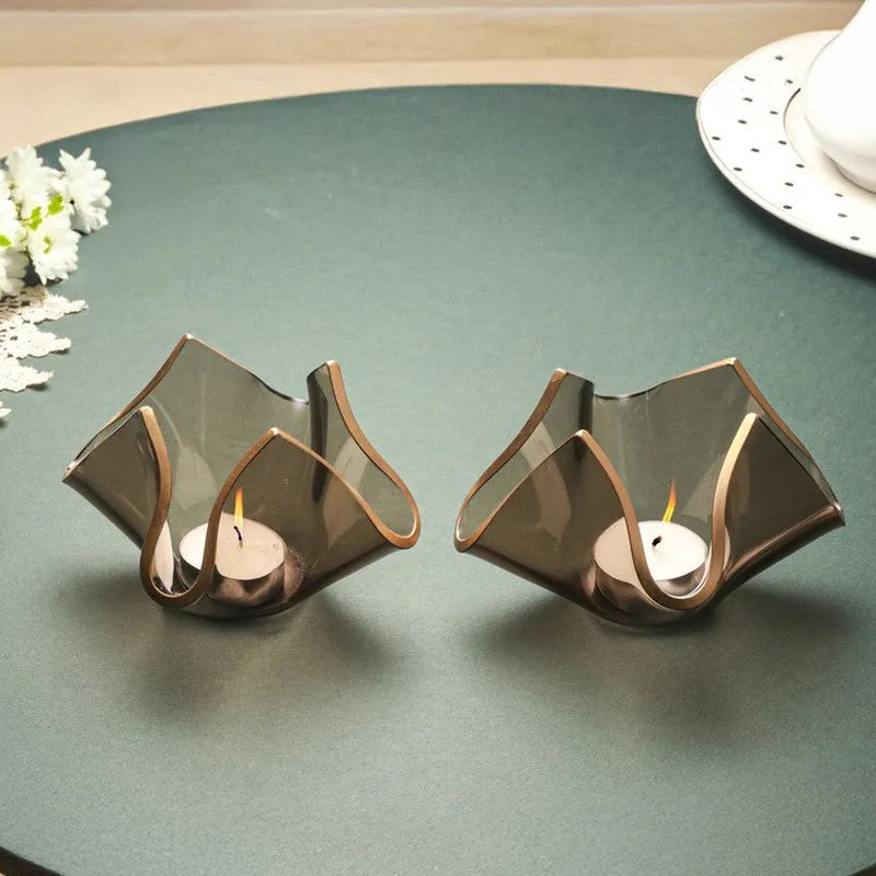 Thyros Candle Holder - Set Of Two media 1