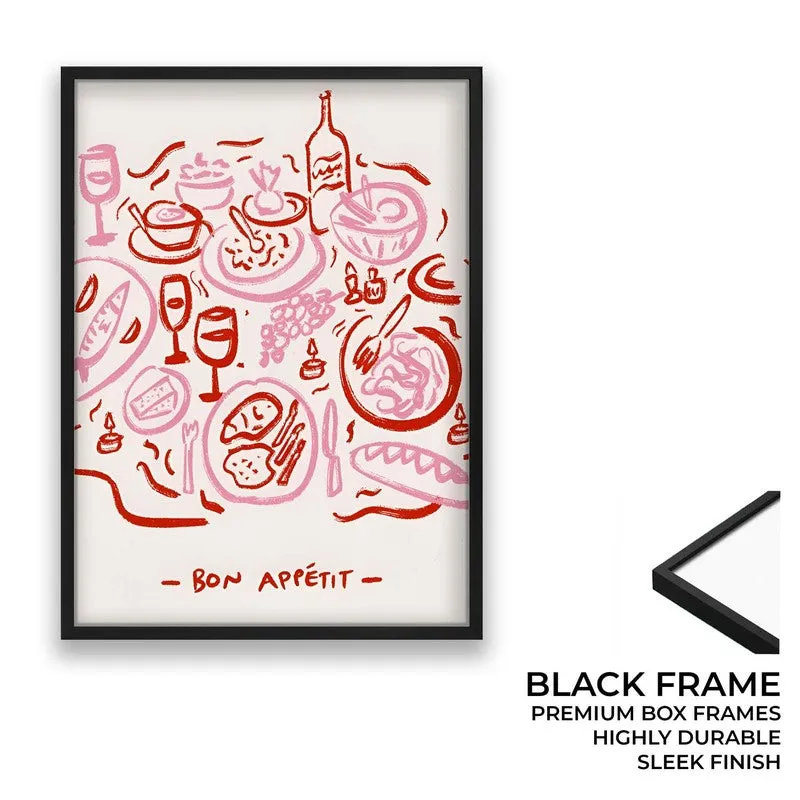 Modern Mingle Archival Canvas Wall Art - Black media 8