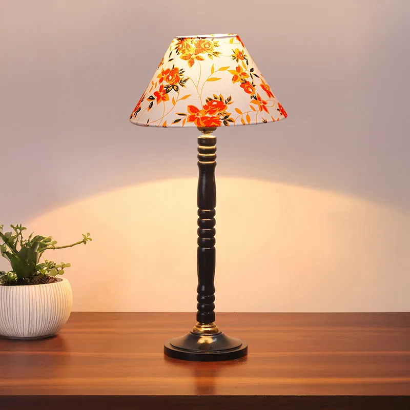 Garden Lights Wooden Table Lamp media 1