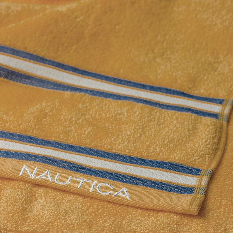 Nautica Dove Dual Down Cotton Hand Towel (Beige & Coral) - Set Of Four media 6