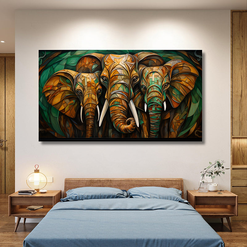 Giants Of Forest Canvas Wall Art