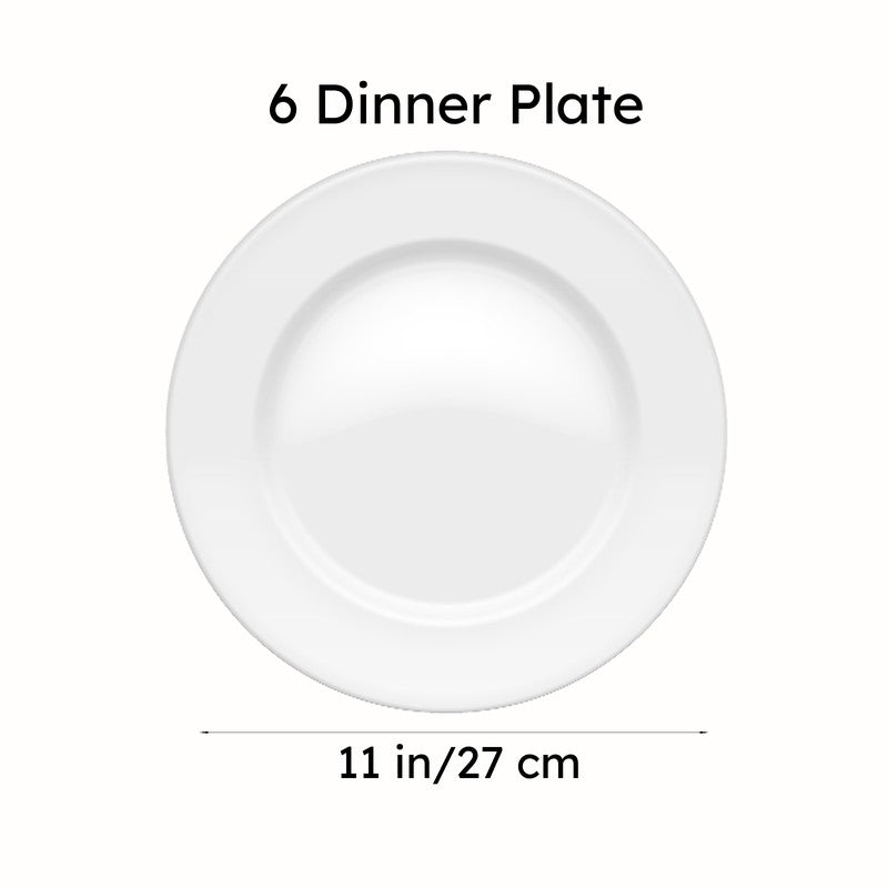 Meghneel Handmade Dinner Plate (Blue) - Set of Six media 9