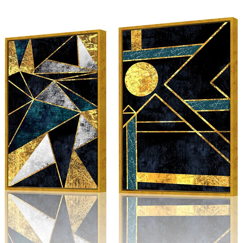 Stained Glass Obsidia Wall Art - Set Of Two media 3