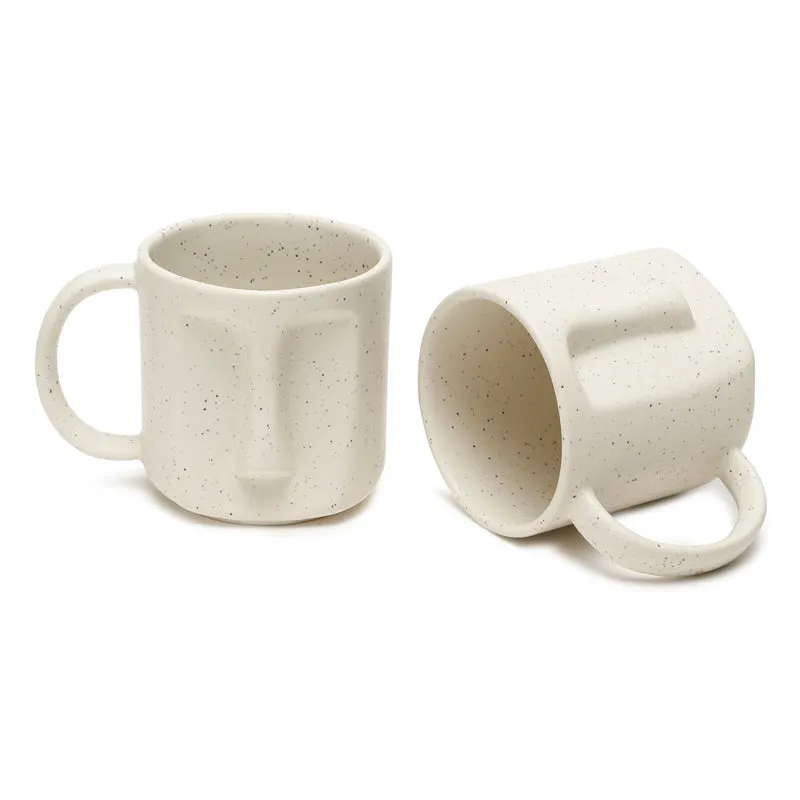 Cuppa Stoneware Coffee Mug (420 mL Each,White) - Set Of Two media 4