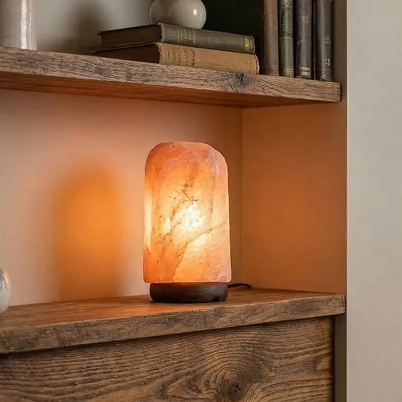 Himalayan Glow Salt Crystal Table Lamp media 1
