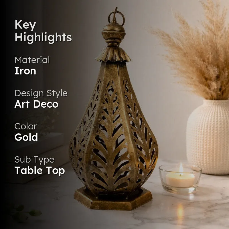 Royal Hanging Elegance Iron Tealight Candle Holder media 2