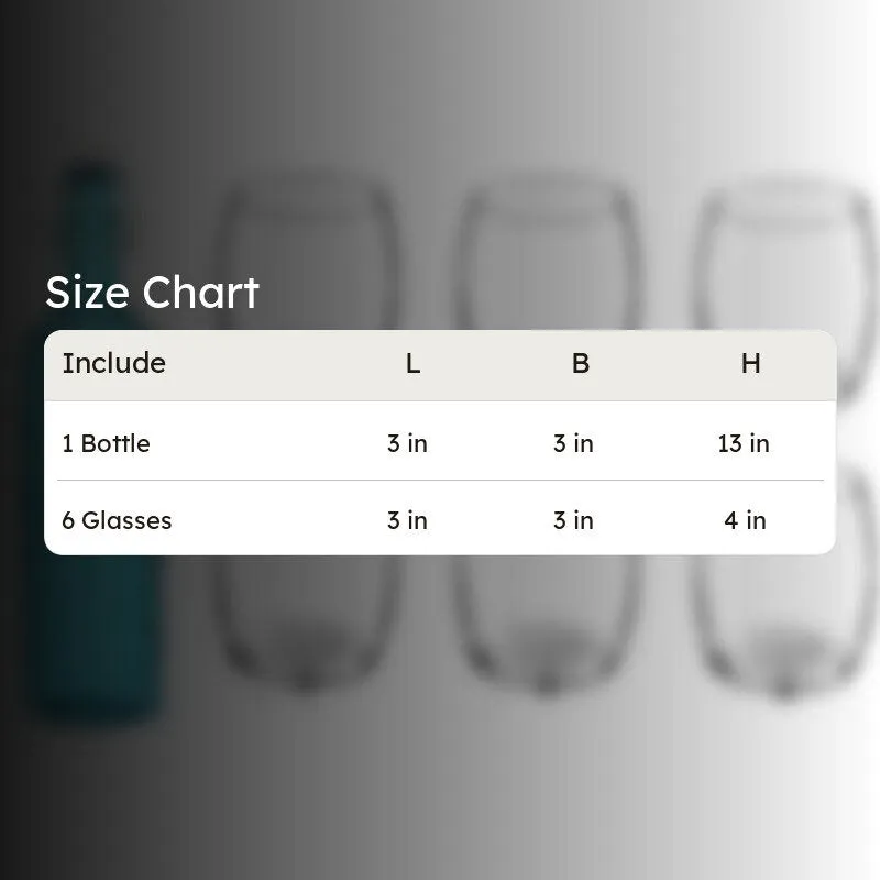 Dorian 1000 mL Water Bottle With 270 mL Glasses - Seven Piece Set media 6