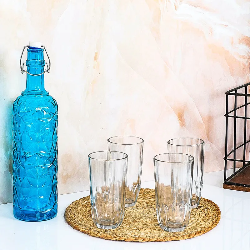 Jasper 1000 mL Water Bottle With 300 mL Glasses - Five Piece Set media 1