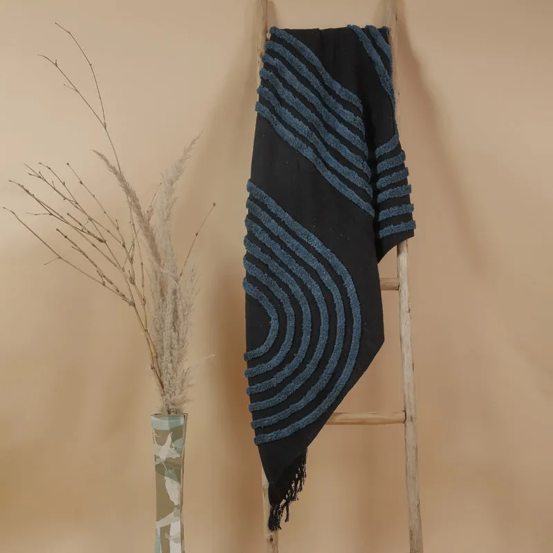 Curve Noir Cotton Throw media 1