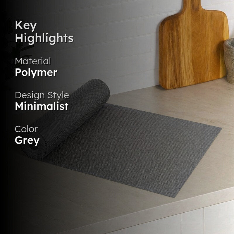 Laxis HomeShield Shelf Liner Mat - Grey media 2