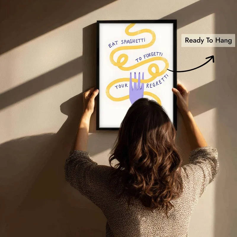 NoodleLoop Archival Canvas Wall Art - Black media 6