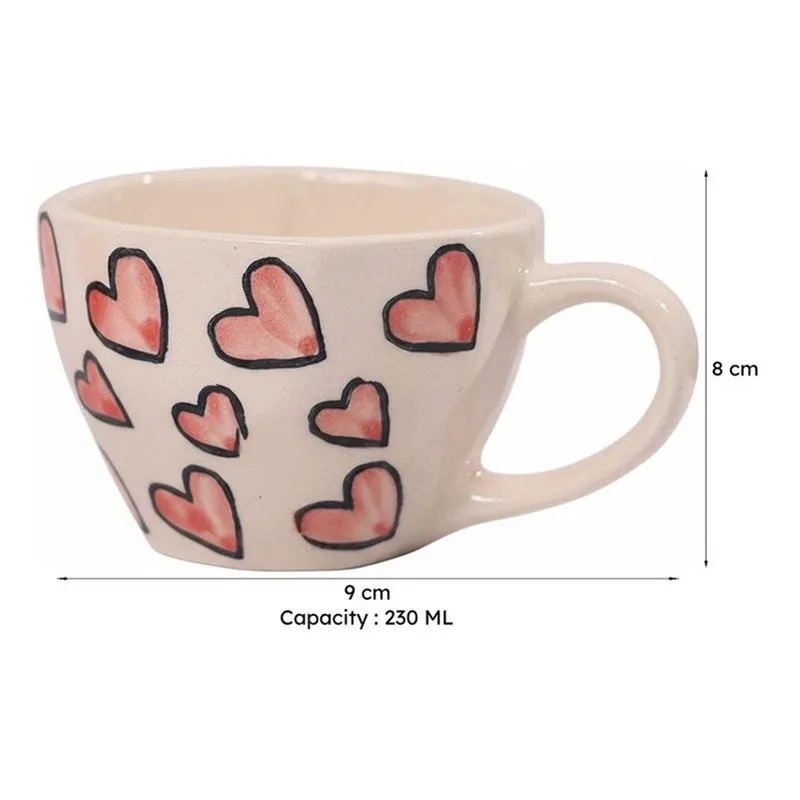Painted Ceramic Tea Cup (230 mL) media 7