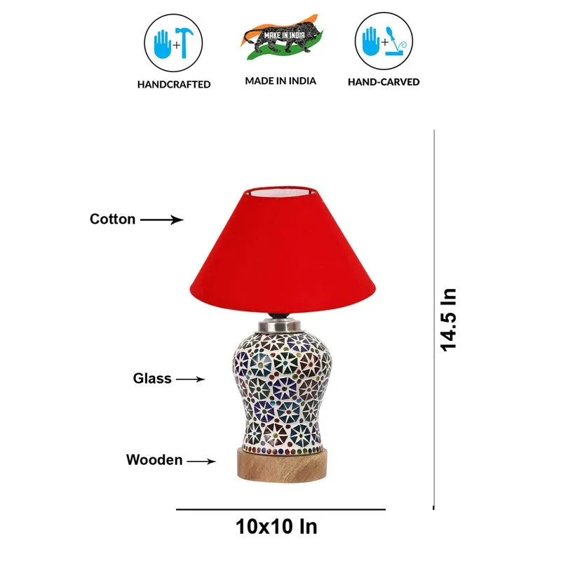 Zenexa Wooden Table Lamp - Multicolor media 8