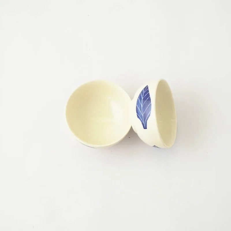 Lino Leaf Ceramic Bowl - Set Of Two media 4