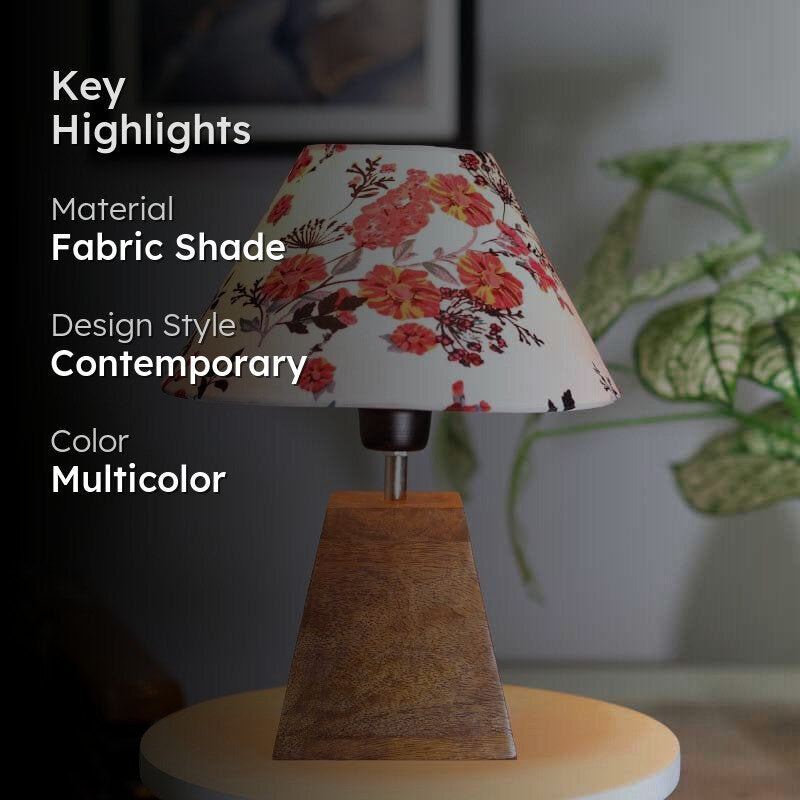 Gracie-O-Bell Fabric Table Lamp - Multicolor media 2