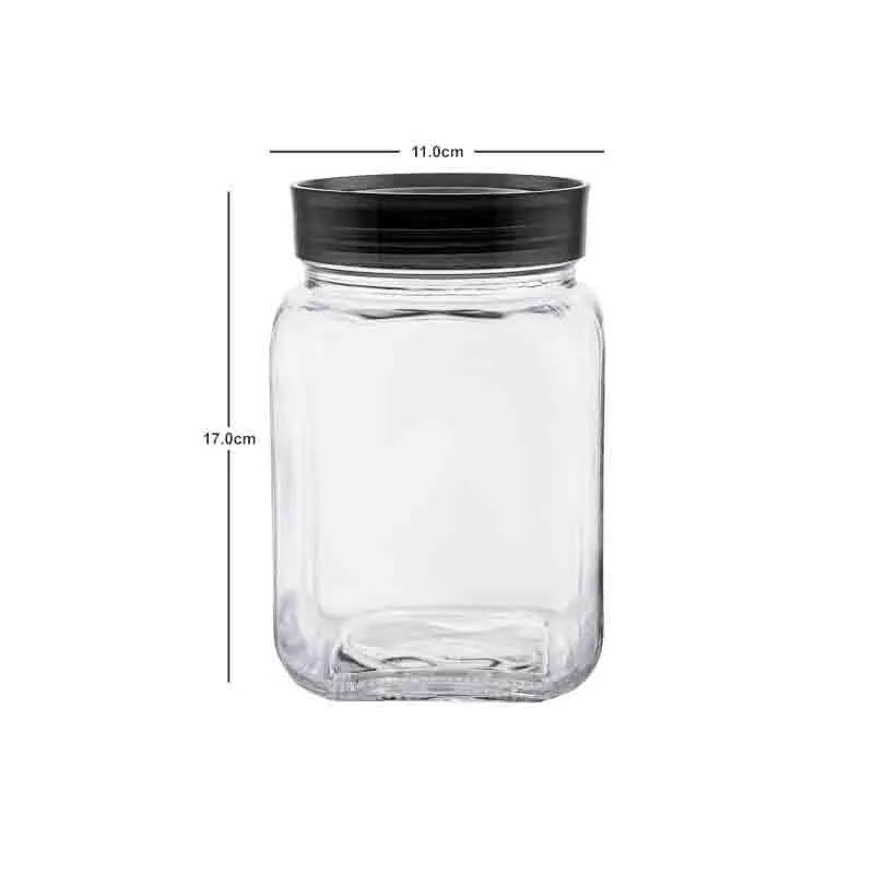 Bento Storage Jar with Lid (1200 mL Each)- Set of Two media 5