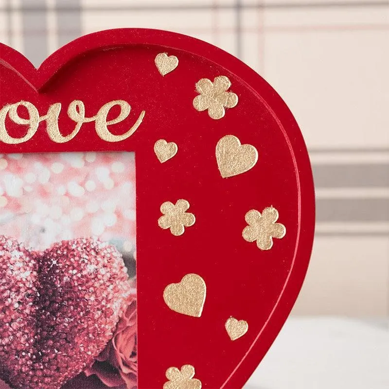 Lovely Luxe Photo Frame - Red media 3