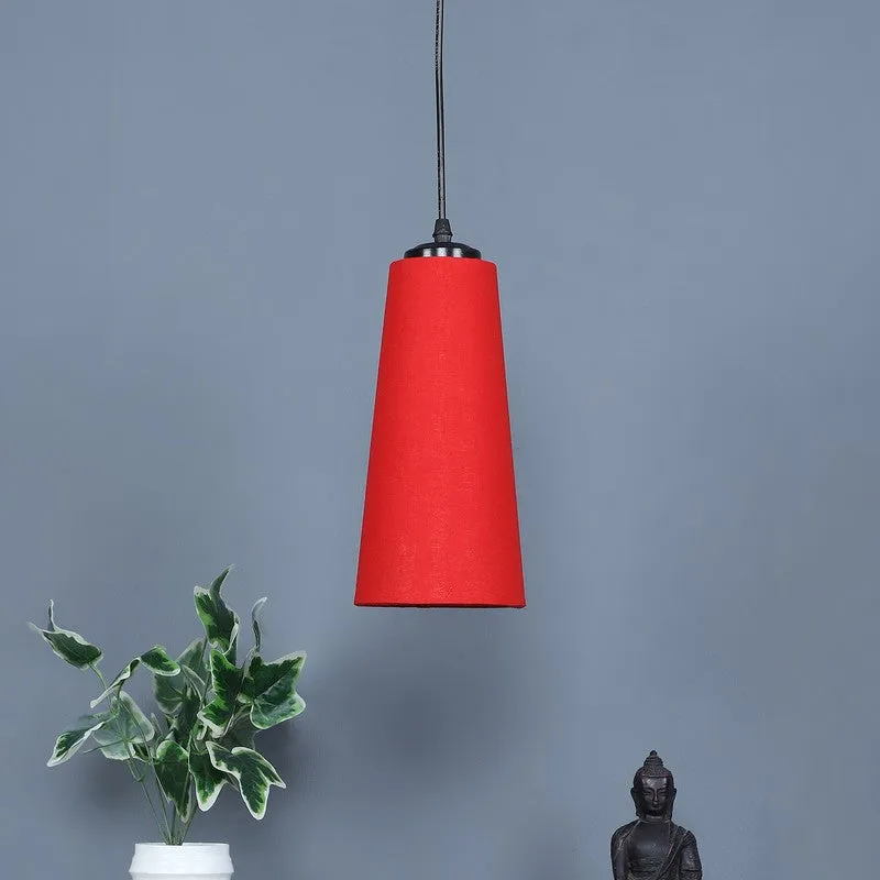 Solarae Metal Ceiling Lamp - Red media 4