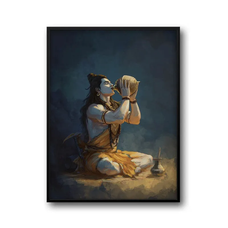 Lord Shiva with Kamandalu Divine II Archival Paper Wall Art media 7