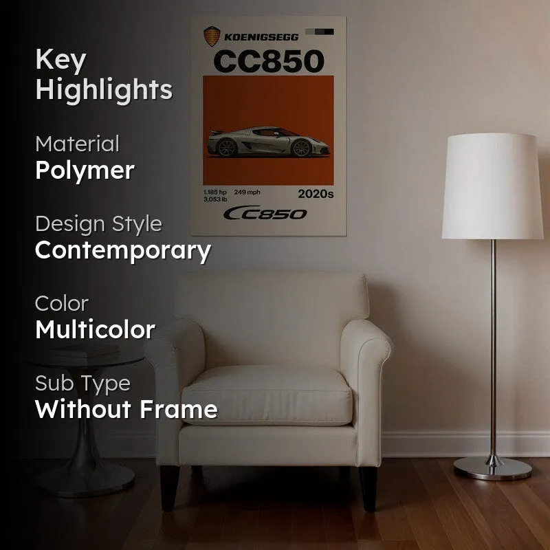 Koenigsegg CC850 Wall Poster media 2