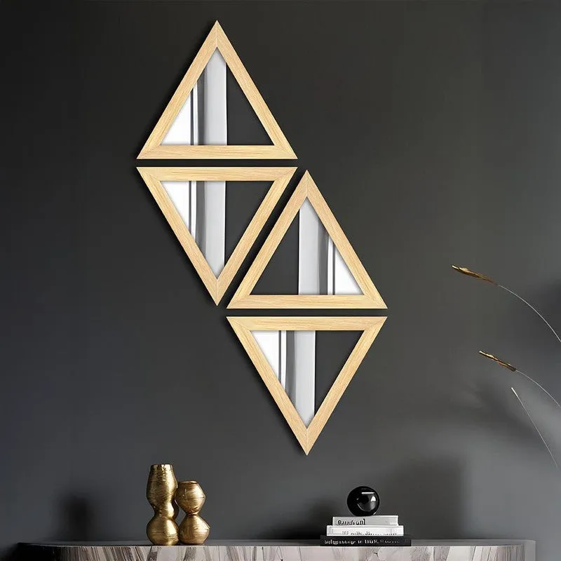 Trio Reflect Wall Mirror (Beige) - Set Of Four media 4