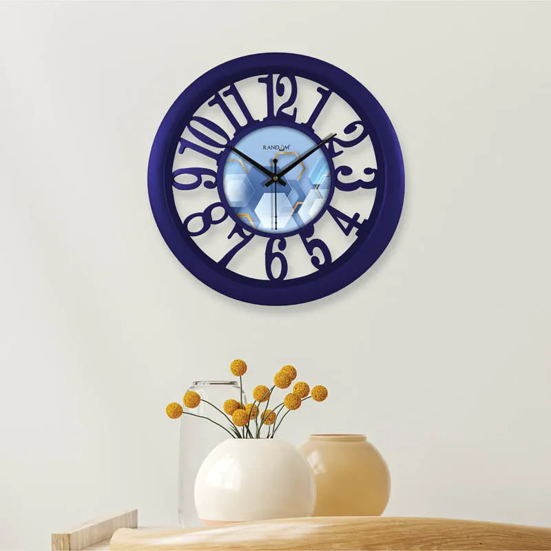 Mercy Blue Wall Clock media 1