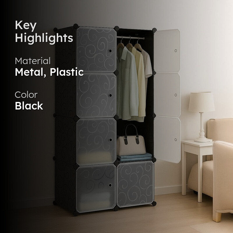 SlimServe Black Metal & Plastic Racks media 2