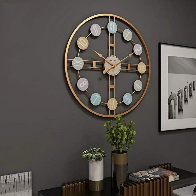 Sweep Silent Wall Clock - Gold media 4
