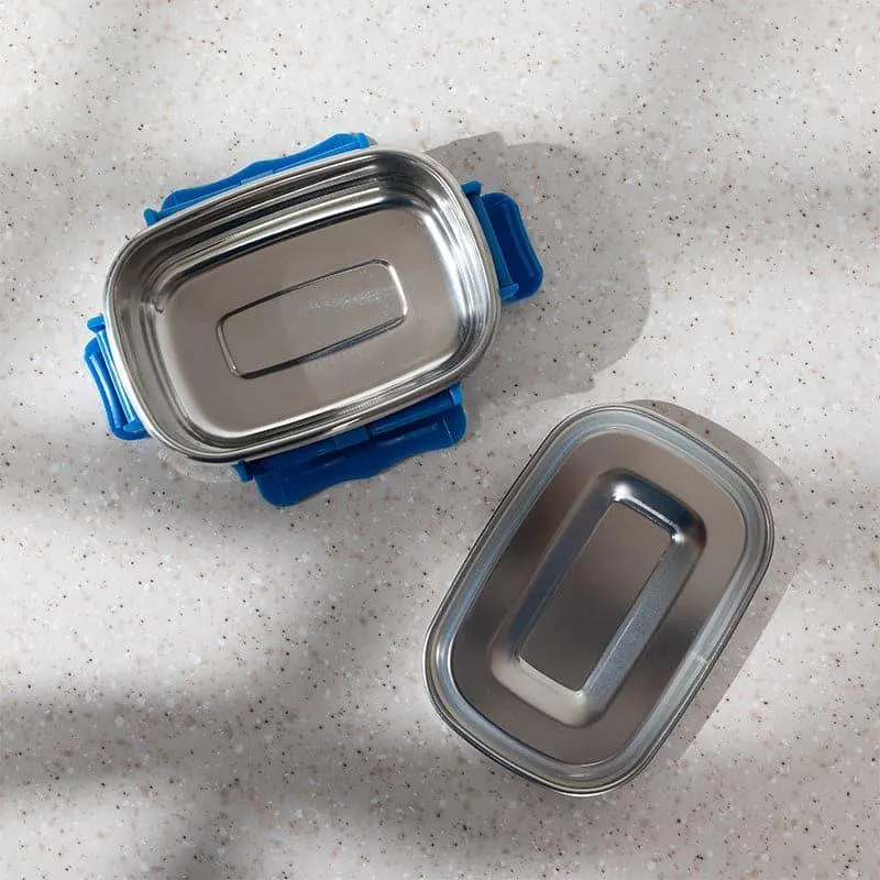 Savory Insulated Steel Lunch Box (Dark Blue) - 150 mL media 6