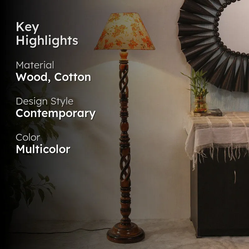 ConeCast Floor Lamp I (Floral) media 2