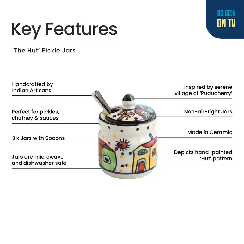 Kalakutir Ceramic Jar Set - Six Piece Set media 5