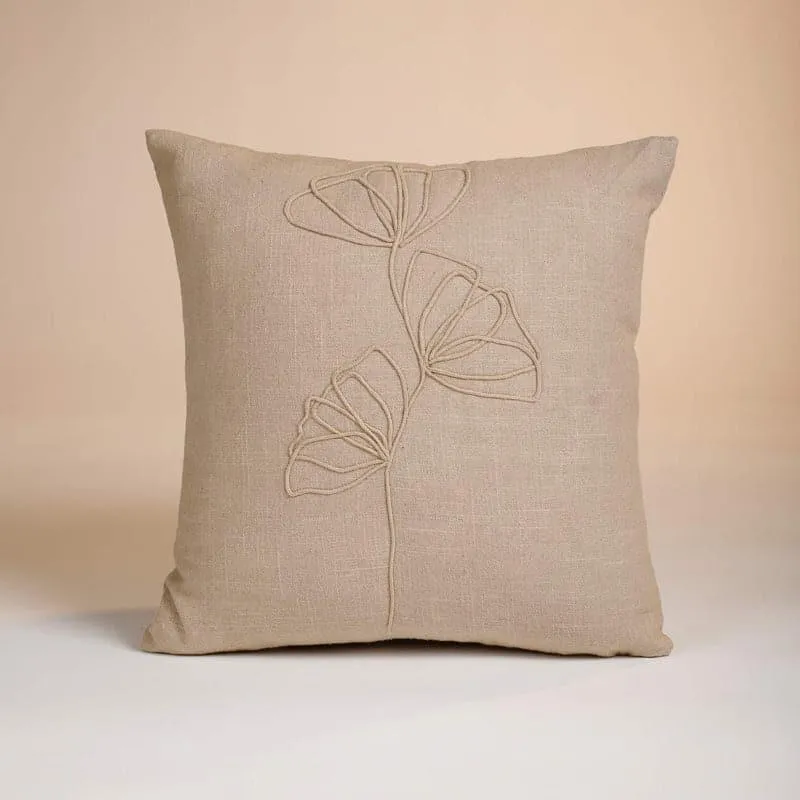 Flora Treav Embroidered Cushion Cover media 2