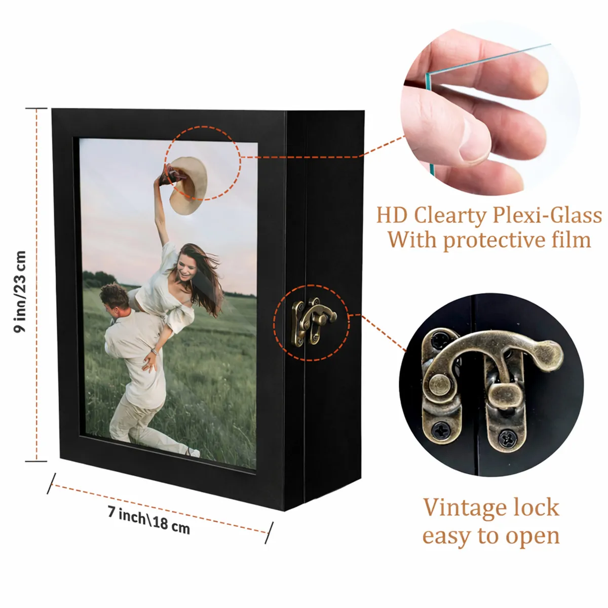Classic Form MDF Shadow Box - Black media 4