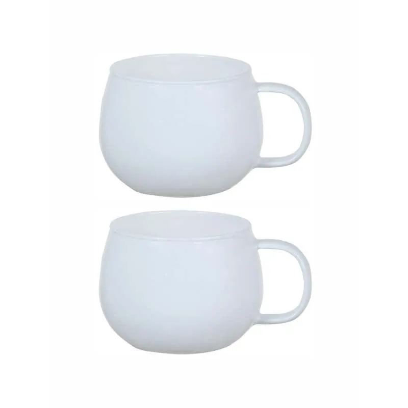 Zemo Glass Coffee Mug (410 mL) - Two Piece Set media 3