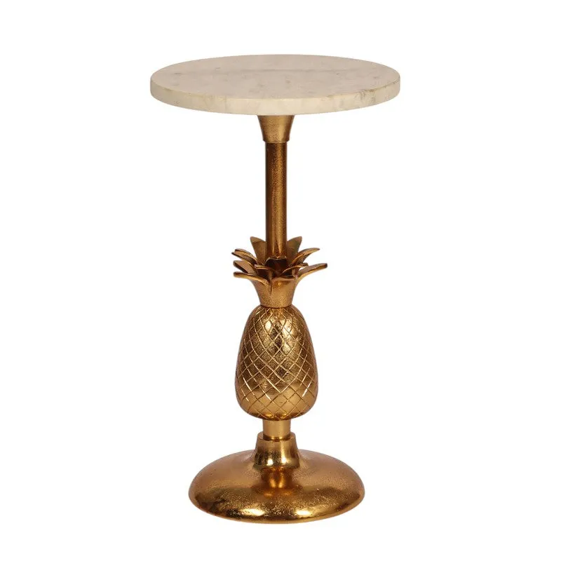 Novara Accent Table - Gold media 3