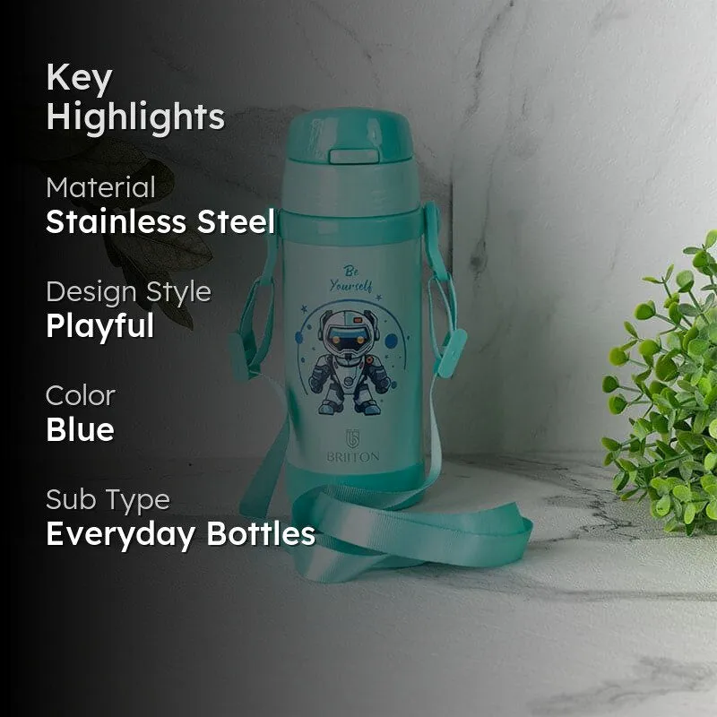 Funtura Hugo Water Bottle (Blue) - 350 mL media 2