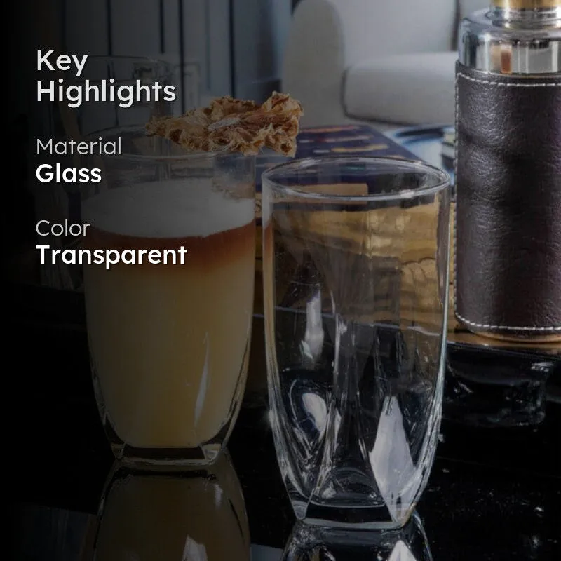 Juliet Glass Tumbler (350 ML) - Set Of Six media 2