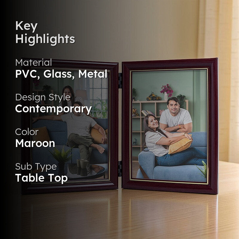 Glint Edge Duo Photo Frame - Purple media 2