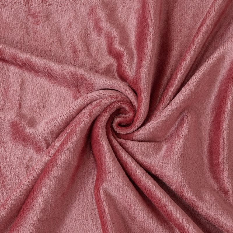 Pristine Charm Warm Wool Bedsheet (Rust) - 150 GSM media 5