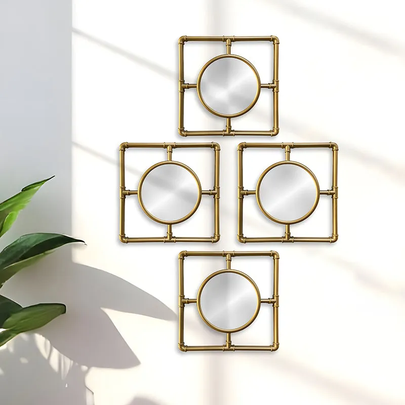 Milava Decorative Wall Mirror - Set Of Four media 4