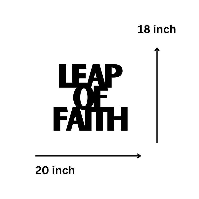 Leap Of Faith Iron Wall Accent media 5