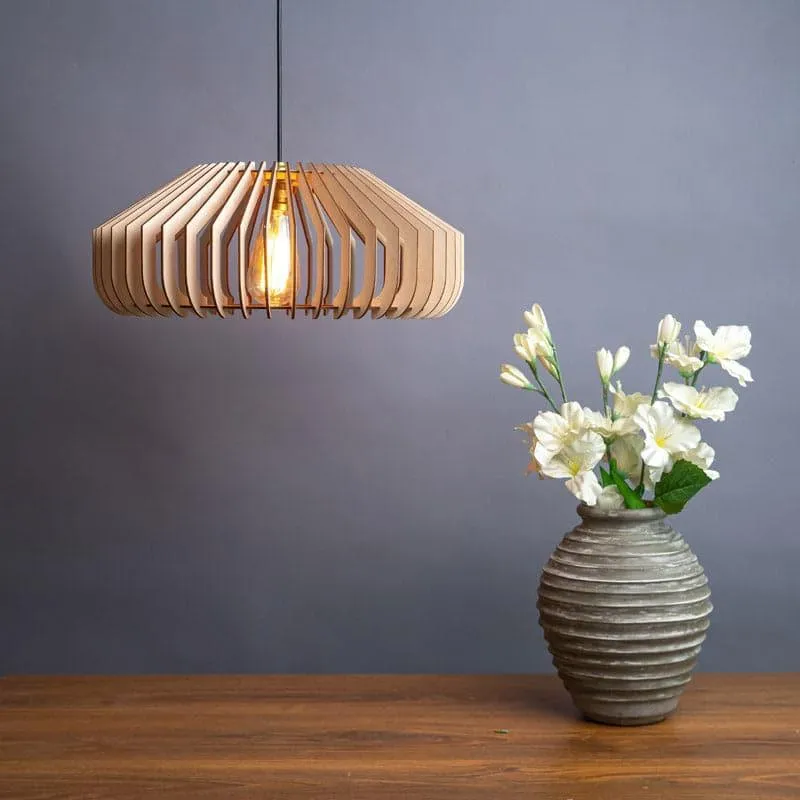 Minako Wooden Ceiling Lamp media 1
