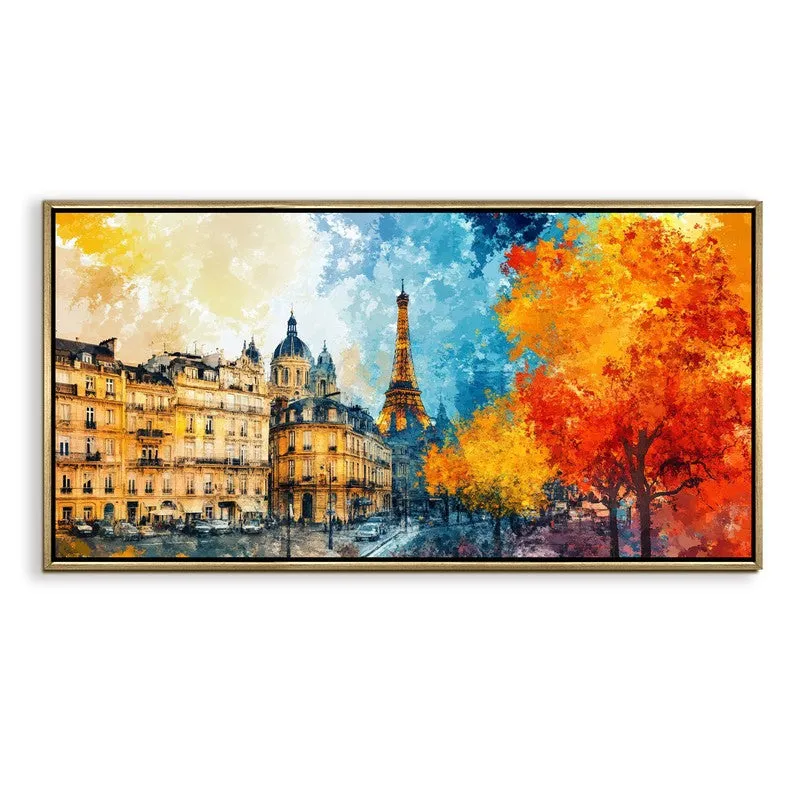 Metropolitan Muse Canvas Wall Painting With Frame media 3