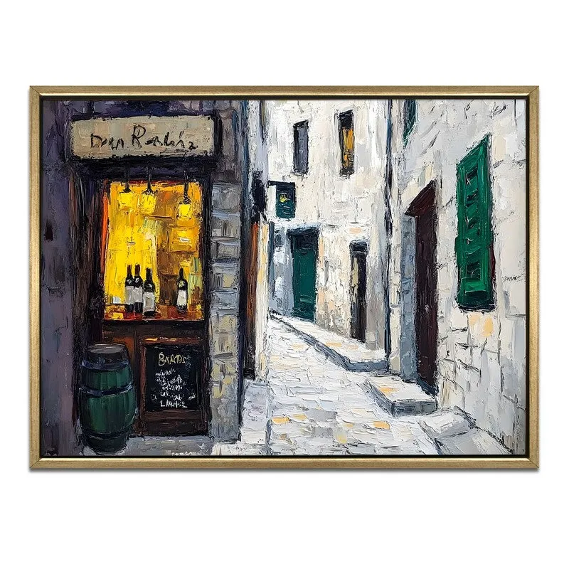 Oenophile Canvas Wall Painting With Frame media 3