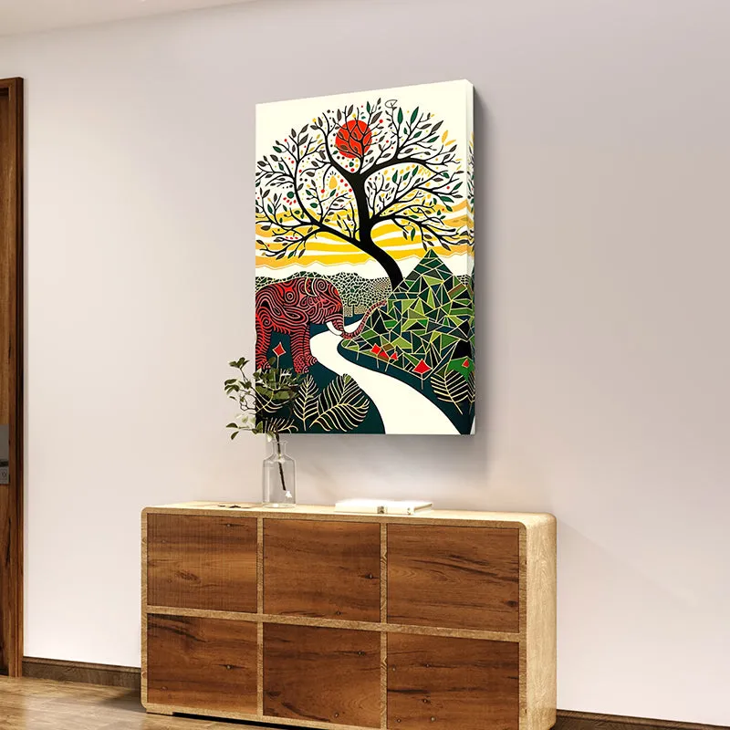 Vibrant Forestscape Wall Art media 4